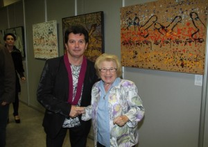 2. Ο ΖΩΓΡΑΦΟΣ ΚΩΣΤΑΣ ΕΥΑΓΓΕΛΑΤΟΣ ΜΕ ΤΗ ΔΡΑ ΡΟΥΘ.