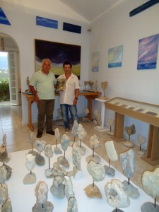 Ο ΠΡΟΕΔΡΟΣ ΤΗΣ ΕΝΩΣΗΣ ΚΑΛΛΙΤΕΧΝΩΝ ΤΟ ΕΡΓΑΣΤΗΡΙ ΜΕ ΤΟΝ Κ.Ε.