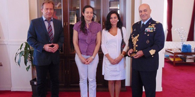 Ιταλοί Διπλωματικοί Ακόλουθοι στο Δημαρχείο Κεφαλονιάς.