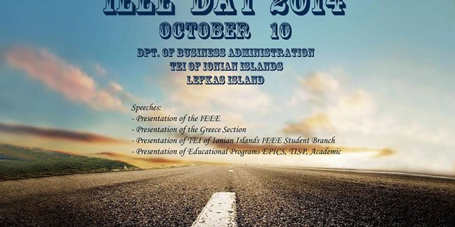 Εκδήλωση του IEEE Student Branch του Τ.Ε.Ι Ιονίων Νήσων για την IEEE Day 2014