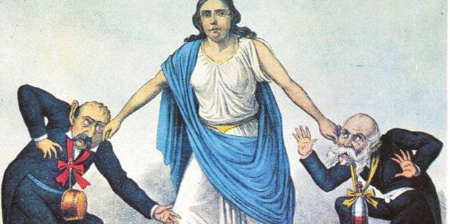 Ο υποψήφιος βουλευτής,  του Ανδρέα  Λασκαράτου (1811-1901)