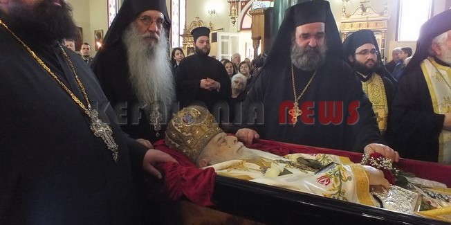 Συνοδεύτηκε στην τελευταία του κατοικία ο Μητροπολίτης.