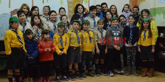 Την πίτα τους έκοψαν οι Ναυτοπρόσκοποι στο Ληξούρι.