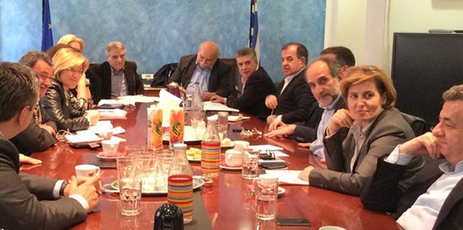 Συνάντηση των Περιφερειαρχών με τον  Υπουργό Εσωτερικών και Διοικητικής Ανασυγκρότησης κ. Νίκο Βούτση
