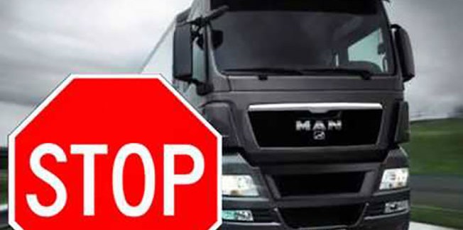 Απαγόρευση κυκλοφορίας φορτηγών