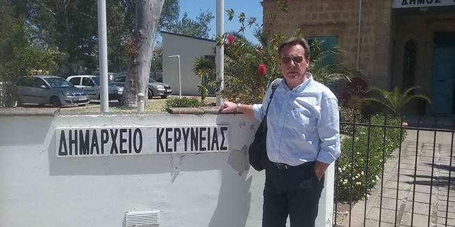 Συνάντηση με τον Δήμαρχο Κερύνειας  ο  Ευαγ. Κεκάτος.