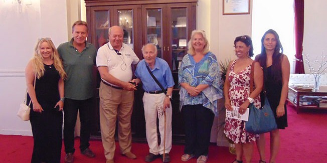 O κ.Giuseppe Benincasa στο Δημαρχείο Κεφαλονιάς