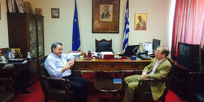 “Επίσκεψη του Βρετανού πρέσβη στον Περιφεριάρχη Ιονίων Νήσων”