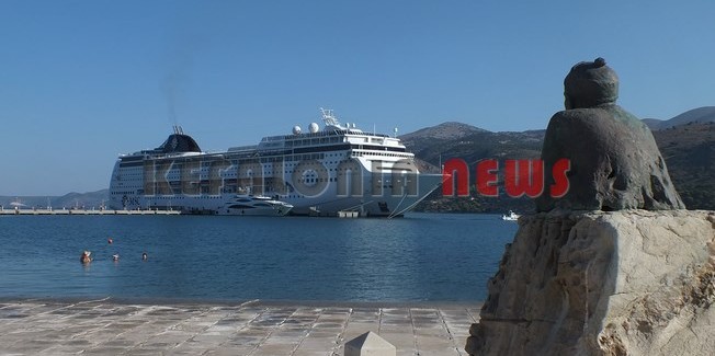 Επίσκεψη του MSC Lirica στο Αργοστόλι.