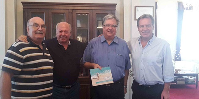 Γερμανοί Επίσημοι στο Δημαρχιακό Μέγαρο.