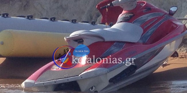 Παρολίγον σύγκρουση jet ski με κολυμβητή στο Ληξούρι