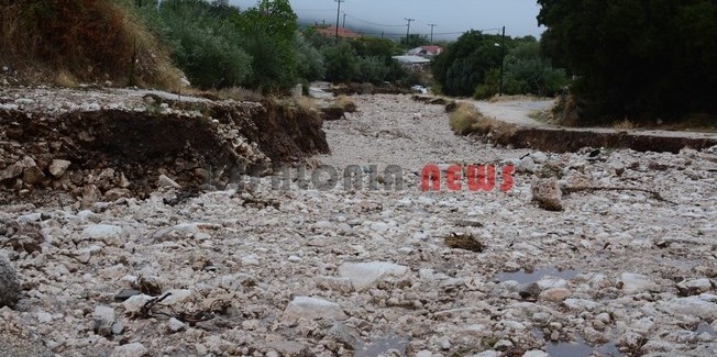 Πύλαρος – Αγία Ευφημία  μεγάλες  καταστροφές.