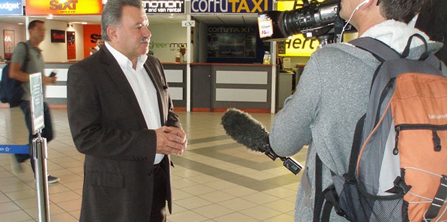 Συνέντευξη του Περιφερειάρχη Ι.Ν. Θόδωρου Γαλιατσάτου  στον γαλλικό τηλεοπτικό σταθμό “FRANCE2”