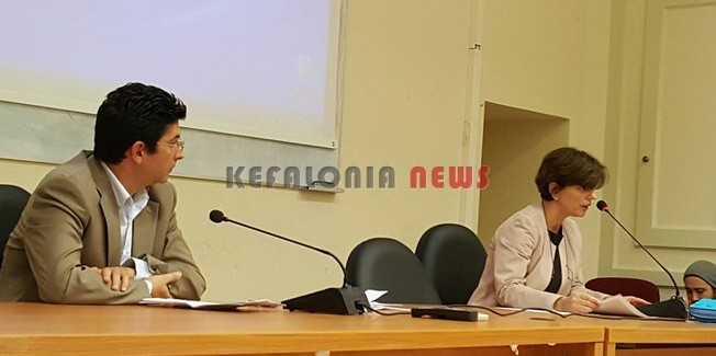 Η εκδήλωση για την Ιακωβατειο  Βιβλιοθηκη στο Ληξούρι.