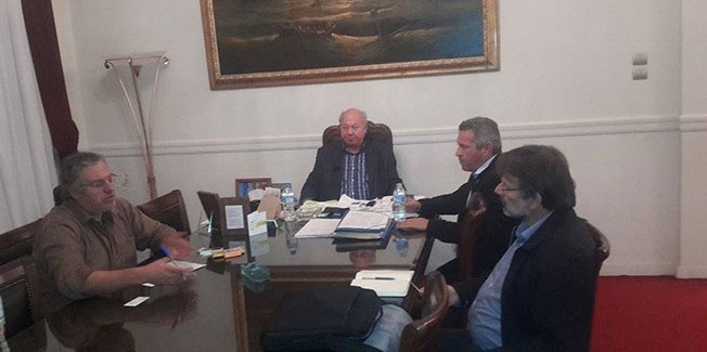 ΣΥΣΚΕΨΗ ΣΤΟ ΔΗΜΑΡΧΕΙΟ ΓΙΑ ΤΑ ΕΡΓΑ ΑΠΟΚΑΤΑΣΤΑΣΗΣ ΤΩΝ ΣΕΙΣΜΩΝ