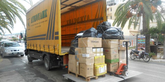 Απολογισμός συλλογής βοήθειας για τους πρόσφυγες