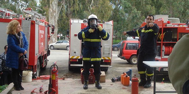 Εκπαίδευση – ενημέρωση σε θέματα πρόληψης και κατάσβεσης πυρκαγιών
