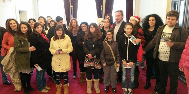 Οι πρώτες Χριστουγεννιάτικες  Ευχές  στο Δήμο Κεφαλονιάς από το Ειδικό Σχολείο Φαρακλάτων