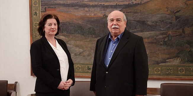 Συνάντηση του Προέδρου της Βουλής με την Γενική Γραμματέα Ισότητας των Φύλων