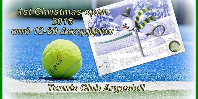 Christmas Open 2015  Tennis Club Argostoli