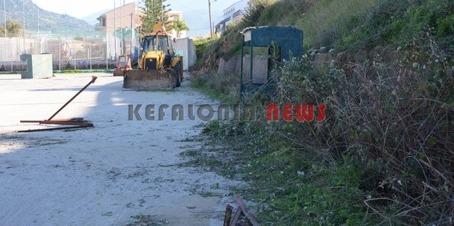Το είπε και το έκανε !!! Ξεκίνησαν οι  εργασίες στο γήπεδο Καραβομυλου
