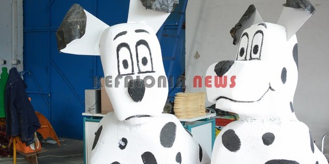 Η ταλαντούχα Κατασκευαστική Ομάδα του Ληξουριώτικου Καρναβαλιού