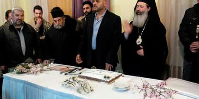Ο Μητροπολίτης στην κοπή της πίτας του Εξωραϊστικού Επιμορφωτικού Συλλογου Διλινάτων