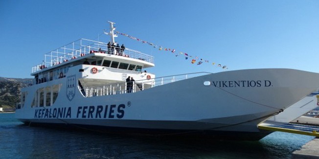 Το “Βικέντιος Δαμωδός” πήρε ακτοπλοϊκά  δρομολόγια