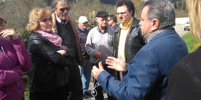 Επιτόπια επίσκεψη Περιφερειάρχη σε Γαρδελάδες & Δουκάδες Κέρκυρας