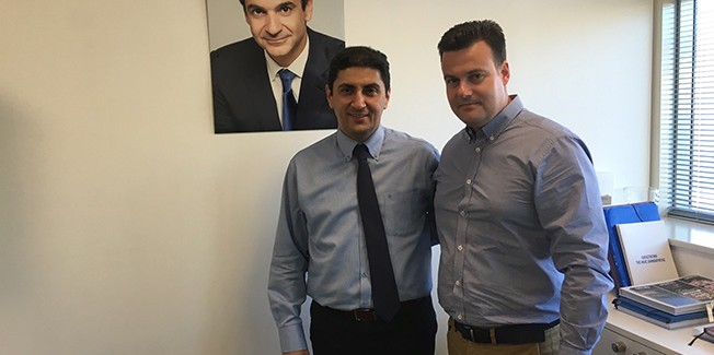 Επαφές του Προέδρου της ΝΟΔΕ Αντώνη Κατσιγγιάννη στην Αθήνα