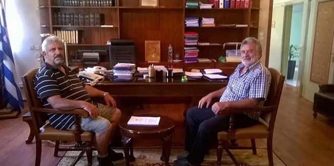 Με τον πρόεδρο των πολυτέκνων  Κεφαλονιάς-Ιθάκης συναντήθηκε ο αντιπεριφερειάρχης Αλ. Μιχαλάς