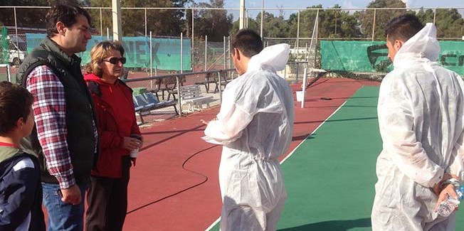 Η Κ.Ε.ΔΗ.ΚΕ συντηρεί και  ανακατασκευάζει τις Αθλητικές εγκαταστάσεις.