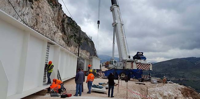 Ολοκληρώνεται το έργο της γέφυρας  στον Χάρακα