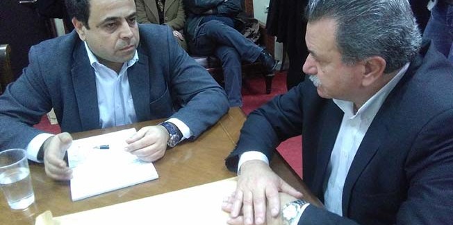 Σύσκεψη στην Περιφέρεια με τον Υφ.  Ναυτιλίας κ. Νεκτάριο Σαντορινιό