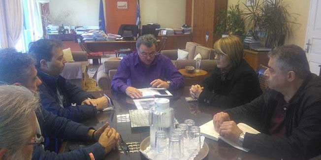 Σύσκεψη υπό τον Περιφερειάρχη για το έργο της παραλιακής Γαρίτσας Κέρκυρας