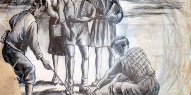 Μια σπάνια αφίσα της μεταπολεμικής  περιόδου