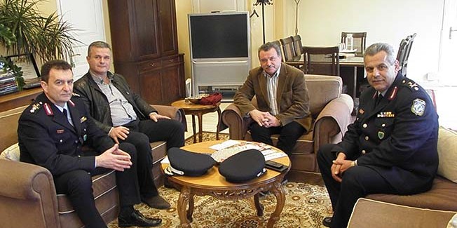 Τον Περιφερειάρχη επισκέφθηκε ο νέος  Αστυνομικός Δ/ντης Κέρκυρας