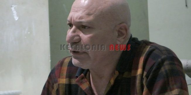 Ο Νίκος Γαλιατσάτος με την Ισχυρή Κεφαλονιά.