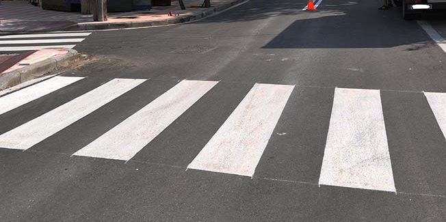 Διαγράμμιση του Επαρχιακού Οδικού Δικτύου της Κεφαλονιάς.