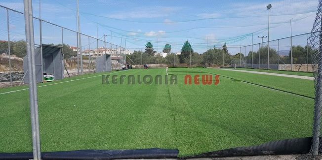 Νέος χλοοτάπητας στο Ληξούρι.
