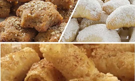 Tι είναι καλύτερο διατροφικά; Kουραμπιέδες, μελομακάρονα ή δίπλες;