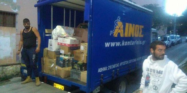 Συγκέντρωση ειδών πρώτης ανάγκης για  τον Δήμο Μάνδρας.