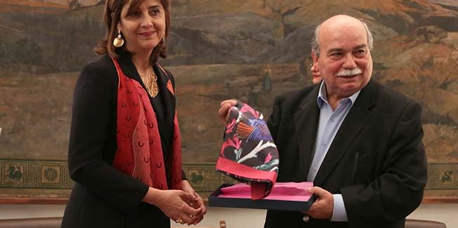 Συνάντηση του Προέδρου της Βουλής των Ελλήνων με την Υπουργό Εξωτερικών της Κολομβίας