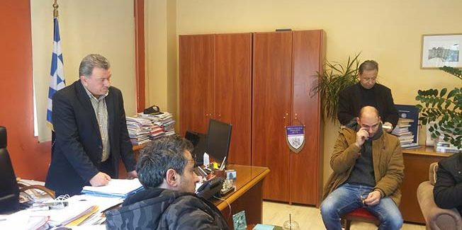 Συνάντηση Περιφερειάρχη Θεόδωρου  Γαλιατσάτου με εκπροσώπους της Ομοσπονδίας Αγροτικών Συλλόγων Κέρκυρας