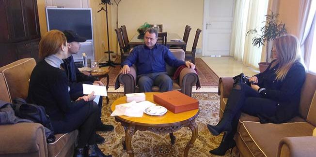 Συνάντηση Περιφερειάρχη  με τους  συλλόγους Κομπιτσίου Κέρκυρας.