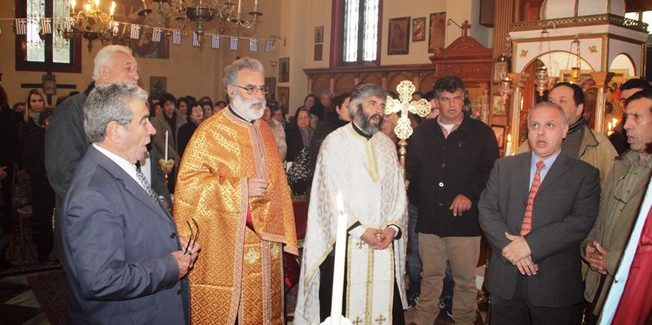 Ο εσπερινός Τση Κυράς της Υπαπαντής στα Βαρειά του Ληξουρίου 1-2-2018.