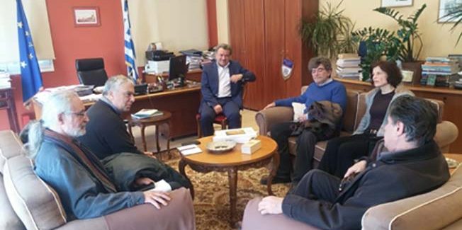 Συνάντηση του Περιφερειάρχη  με  Επιτροπή  κατά των Πλειστηριασμών  Κέρκυρας