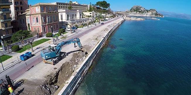 Σε πορεία ολοκλήρωσης το έργο της παραλιακής της Γαρίτσας