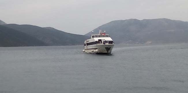 Η πρώτη άφιξη του «High Speed Azimut» Στη Σάμη.