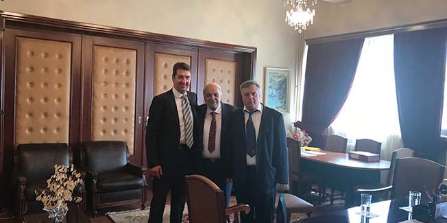 Επίσκεψη του πρέσβη της Σερβίας στον Σπ. Γαλιατσάτο. .